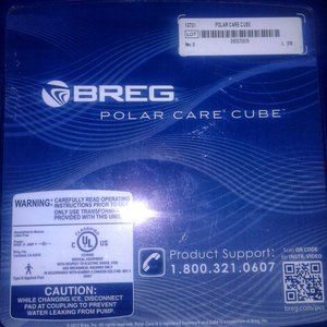 1 Breg Polar Care Cube Cold Therapy System